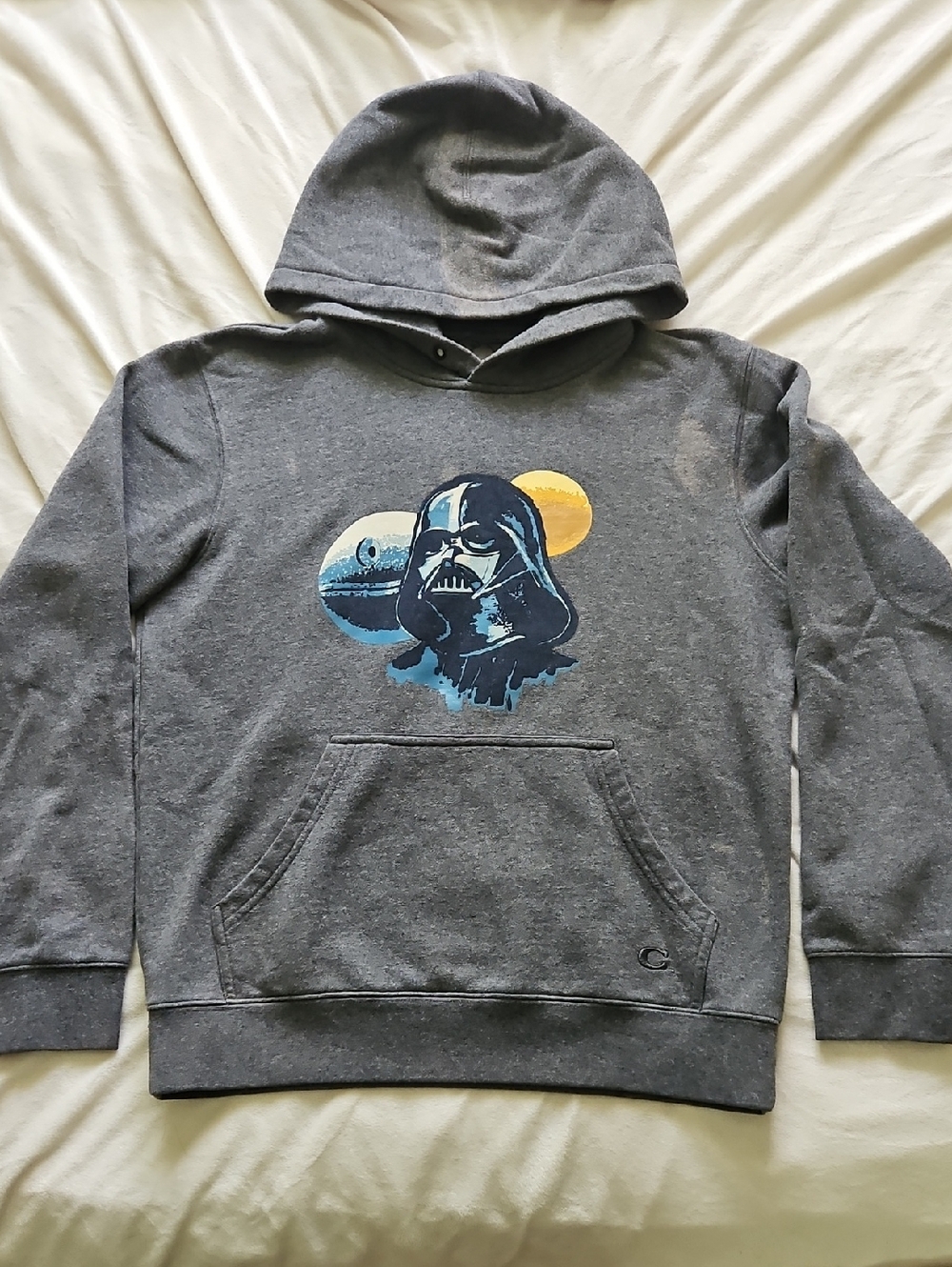 Star Wars Darth Vader Graphic Hoodie - Gray